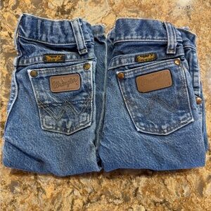 2 Pair 2T Toddler Wrangler Jeans